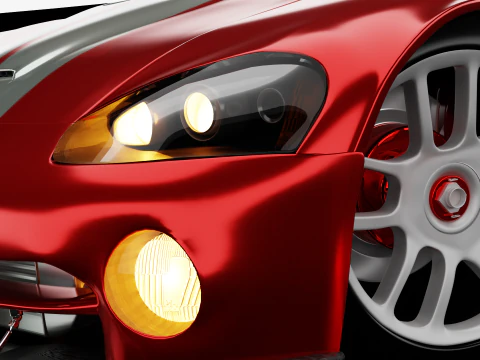 Dodge Viper GTS-R Concept 3D Model