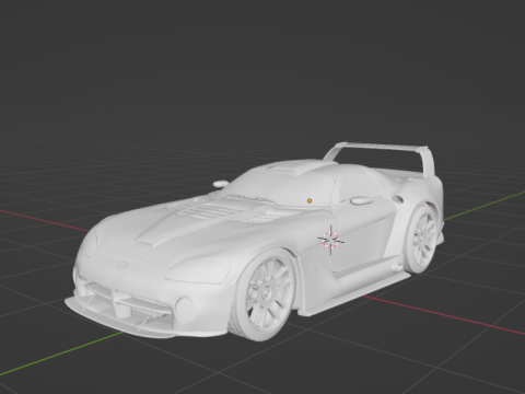 Dodge Viper GTS-R Concept Model 3D
