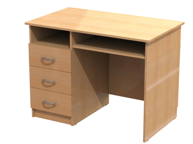 Office table 3D Model .c4d .max .obj .3ds .fbx .stl .blend