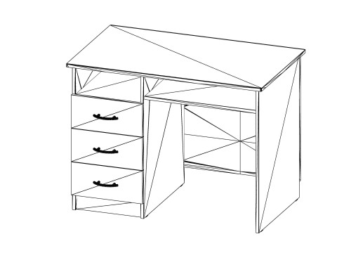 Office table Modelo 3D