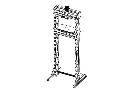 Hydraulic press 3D 模型