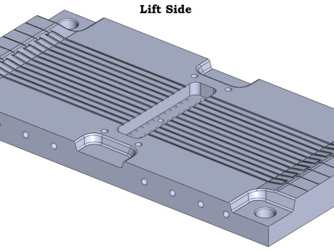 Cable Tie Mould250 mm 3D मॉडल