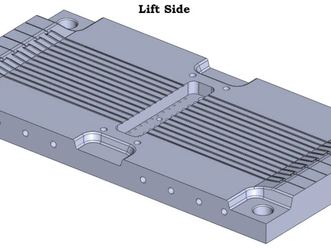 Cable Tie Mould250 mm 3D Model
