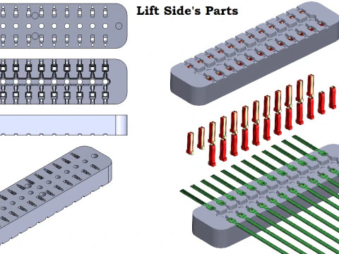 Cable Tie Mould250 mm 3D Model