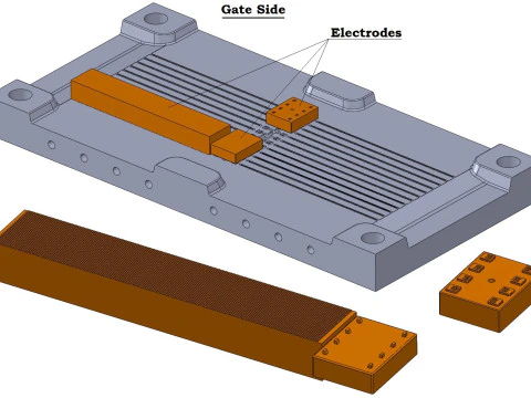 Cable Tie Mould250 mm 3D Model