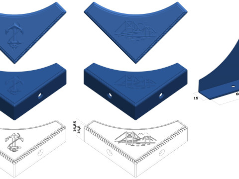 Decor for Corners 3D Модель