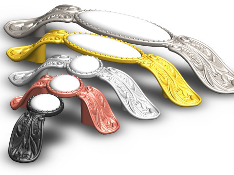 Cabinet Handle New Design 01 3D Model