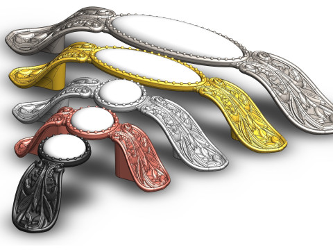 Cabinet Handle New Design 01 3D Model