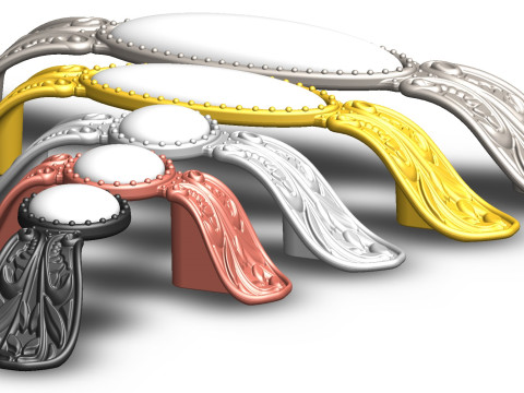 Cabinet Handle New Design 01 3D Model
