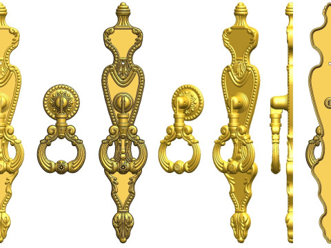 Cabinet Handle Model 02 3D Модель