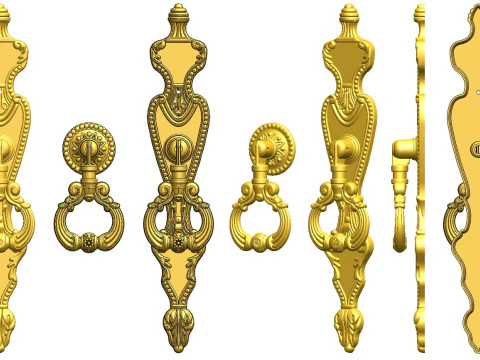 Ручка для шкафа Модель 02 3D Модель