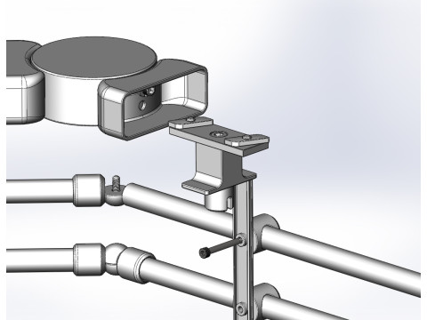 Aluminium Balustrade Bolcony 5 3D Модель