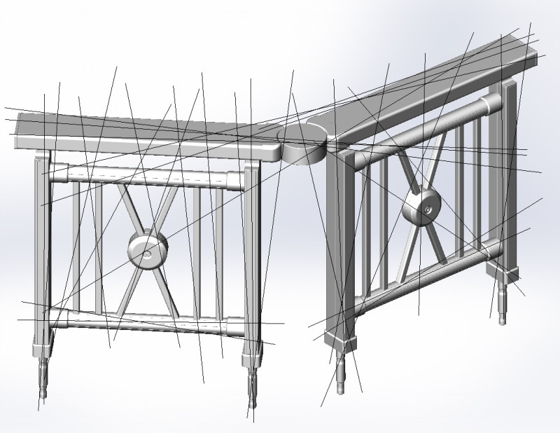 Aluminium Balustrade Bolcony 11 3D Model .c4d .max .obj .3ds .fbx .stl .blend 