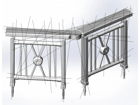 Алюминиевая балюстрада Bolcony 11 3D Модель