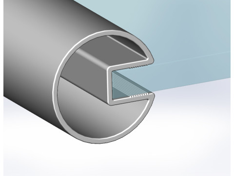 Aluminium Balustrade Bolcony 17 3D Model