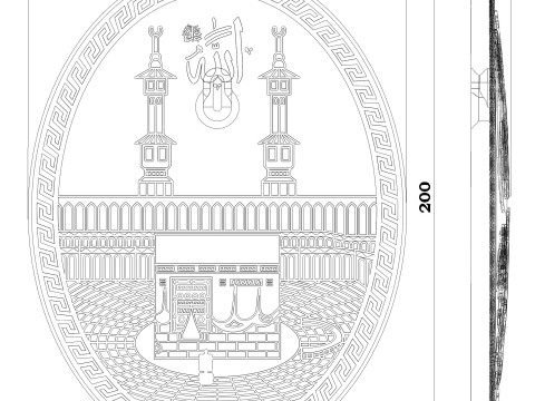 Kaaba 3D Print 3D Принт Модель