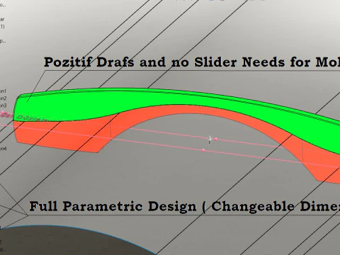 Cabinet Handle Model 03 3D Model
