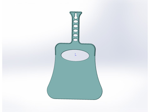 Barbecue Fan Mould 3D Model