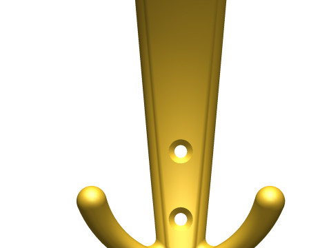 Coat Hanger Model 01Long 3D 모델
