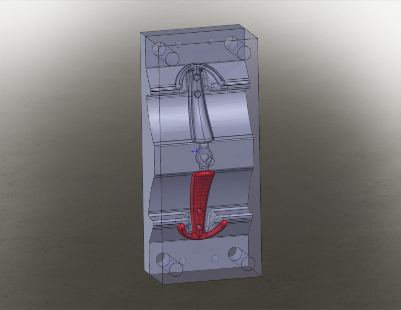 Coat Hanger Model 01Long 3D 모델 .c4d .max .obj .3ds .fbx .stl .blend 