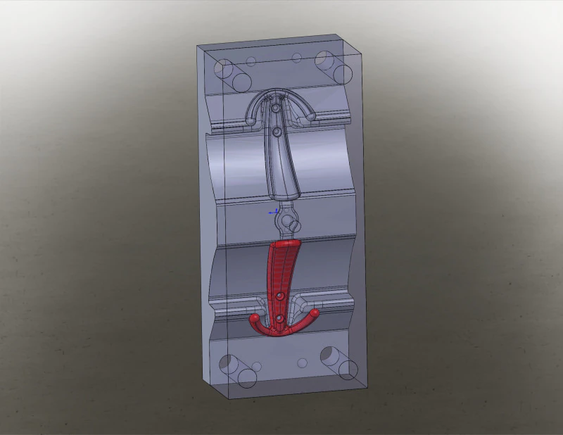 Coat Hanger Model 01Long 3D Model .c4d .max .obj .3ds .fbx .stl .blend 