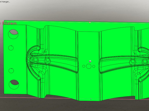 Coat Hanger Model 01Long 3D 모델