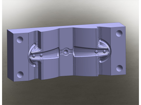 Coat Hanger Model 01Long 3D 모델