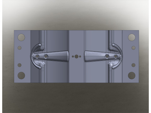 Coat Hanger Model 01Long 3D 모델