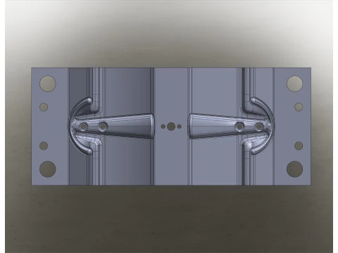 Coat Hanger Model 01Long 3D Model