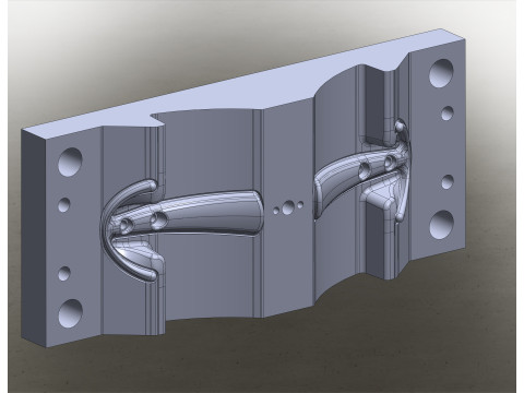 Coat Hanger Model 01Long 3D 모델