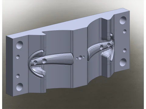 Coat Hanger Model 01Long 3D Model