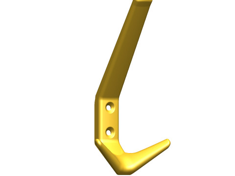 Coat Hanger Model 02Long Modelo 3D
