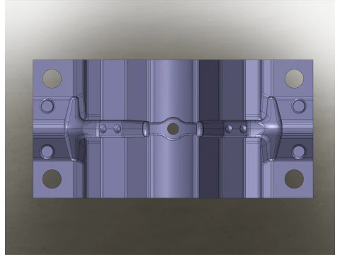 Вешалка для одежды Модель 02Длинная 3D Модель