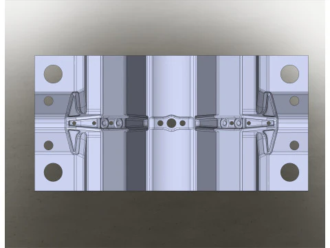 Вешалка для одежды Модель 02Длинная 3D Модель
