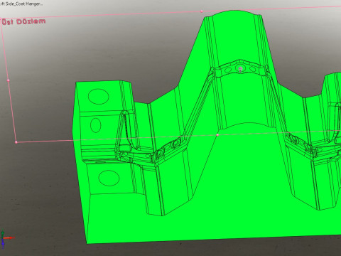 Coat Hanger Model 02Long Modelo 3D