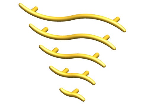 Cabinet Handle Model 05 3D मॉडल
