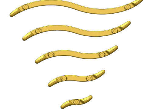 Cabinet Handle Model 05 3D-Modell