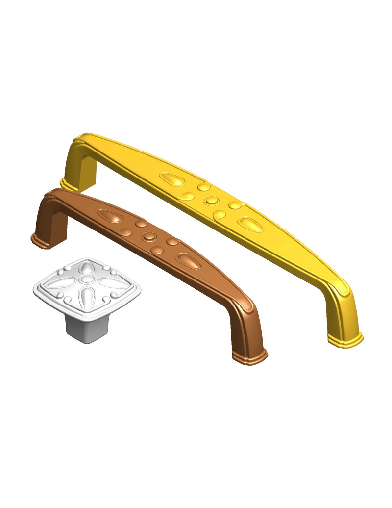 Cabinet Handle Model 07 3D Model .c4d .max .obj .3ds .fbx .stl .blend 