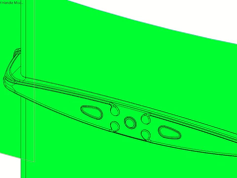 Cabinet Handle Model 07 3D Model