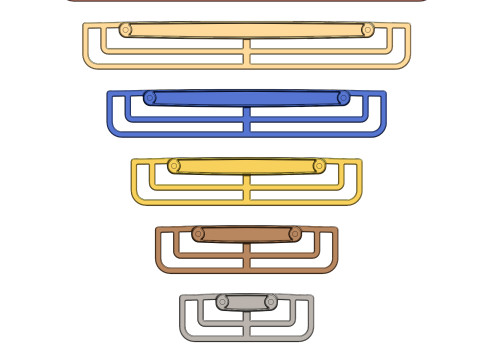Cabinet Handle Model 08 3D-Modell