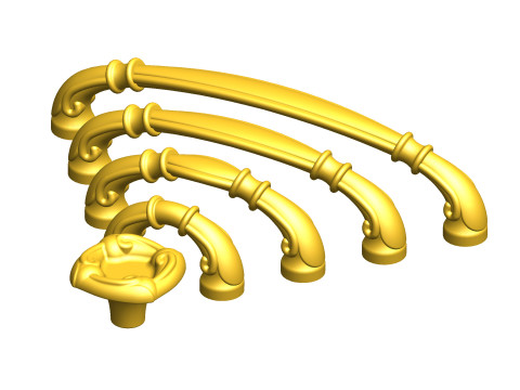 Cabinet Handle Model 09 Slider 3D मॉडल