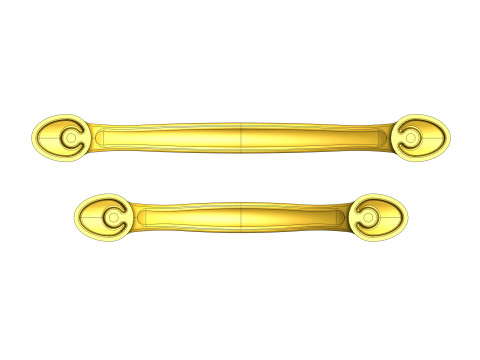 Cabinet Handle Model 10 3D 모델