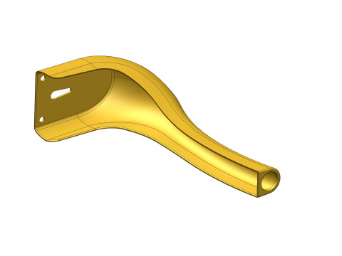 Furniture Leg New Design 01 20cm 3Dモデル