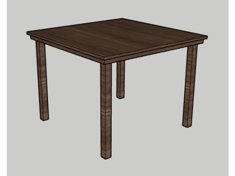 Simple Table 2 Modelo 3D