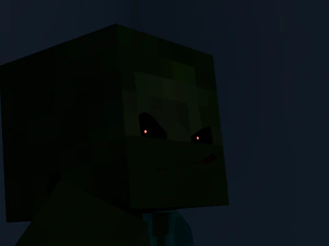 Minecraft Zumbi Animado 3D Modelo 3D