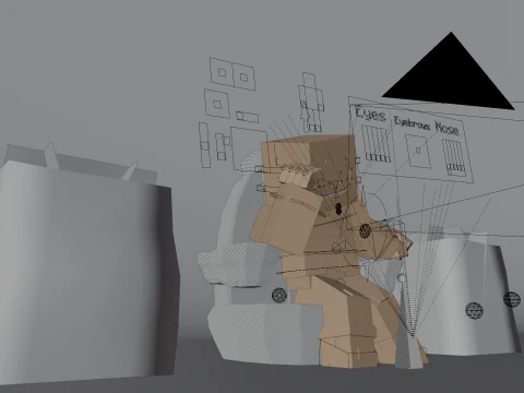 Minecraft Zumbi Animado 3D Modelo 3D