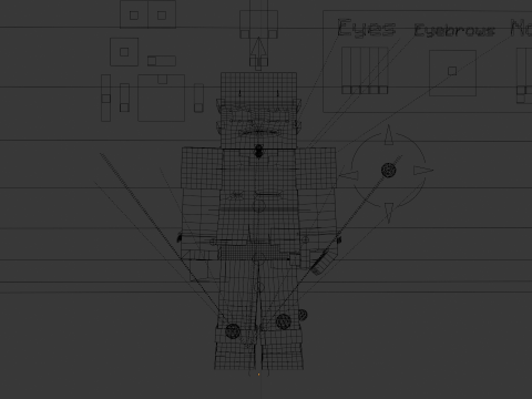 Minecraft Zombie Animated 3D Model 3D