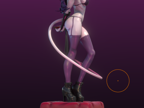 Playful succubus 3D Baskı Modeli