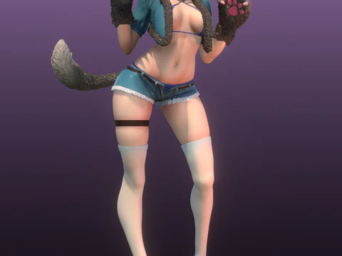 The Cat 3D Print Model