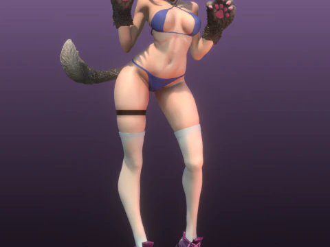 The Cat 3D Print Model